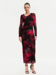 DKNY Sukienka koktajlowa DD4KU42A Czarny Slim Fit. Czarne sukienki damskie DKNY, bez wzorów, z syntetyku, wizytowe, bez ramiączek. Za 429.99 zł.
