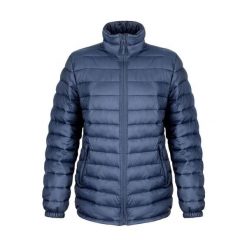 Damska kurtka puchowa Result Ice Bird Padded. Niebieskie kurtki damskie RESULT, l, bez wzorów, z materiału, bez kaptura. Za 187.60 zł.