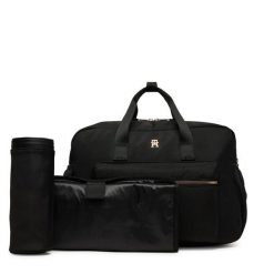 Torba Tommy Hilfiger. Czarne torby podróżne Tommy Hilfiger, bez wzorów. Za 669.99 zł.
