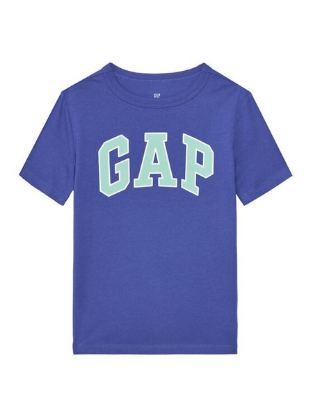 Gap T-Shirt 708392-02 Niebieski Regular Fit. Niebieskie t-shirty i koszulki chłopięce GAP, bez wzorów, z bawełny, bez kołnierzyka, bez ramiączek. Za 39.99 zł.