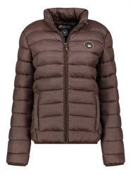 Canadian Peak Kurtka pikowana "Atikamapeak" w kolorze brązowym rozmiar: XL. Brązowe kurtki damskie Canadian Peak, xl, bez wzorów, bez kaptura. Za 153.34 zł.