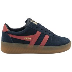 Sneakersy damscy Gola Grandslam Suede Trainer. Brązowe obuwie sportowe damskie Gola, z zamszu, bez zapięcia. Za 449.00 zł.