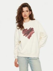 KARL LAGERFELD Bluza A1W20045 Écru Regular Fit. Bluzy damskie KARL LAGERFELD, xl, bez wzorów, z bawełny, bez kaptura. Za 729.99 zł.