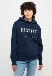 MUSTANG MARGO DAMSKA BLUZA WKŁADANE PRZEZ GŁOWĘ Z KAPTUREM DARK SAPPHIRE 1013934 4136. Niebieskie bluzy damskie Mustang, xs, bez wzorów, z kapturem. Za 189.99 zł.