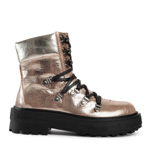 Trzewiki Sergio Bardi. Żółte botki damskie Sergio Bardi, bez obcasa, na płaskiej podeszwie, bez zapięcia. Za 239.99 zł.