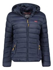 Geographical Norway Kurtka pikowana "Atikolor" w kolorze granatowym rozmiar: L. Niebieskie kurtki damskie Geographical Norway, l, bez wzorów, bez kaptura. Za 130.99 zł.