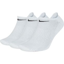 Skarpety krótkie stopki Nike Everyday Cushion. Białe skarpetki damskie Nike, bez wzorów, z bawełny. Za 79.99 zł.