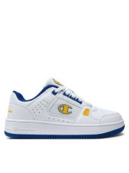 Champion Sneakersy Rebound Summerized Low B Gs S32876-CHA-WW008 Biały. Białe buty sportowe chłopięce Champion, ze skóry, bez zapięcia. Za 209.99 zł.