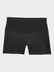 4F Szorty sportowe w kolorze czarnym rozmiar: L. Czarne spodenki sportowe damskie 4F, l, bez wzorów, z materiału, outdoorowe. Za 100.99 zł.
