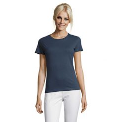 Damska Koszulka Regent. Niebieskie bluzki damskie SOL'S, l, bez wzorów, sportowe, bez kołnierzyka, bez ramiączek. Za 33.99 zł.