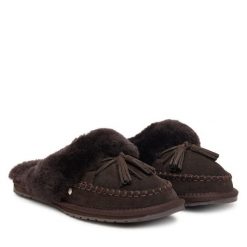 Kapcie EMU Australia. Brązowe kapcie damskie EMU Australia. Za 384.99 zł.