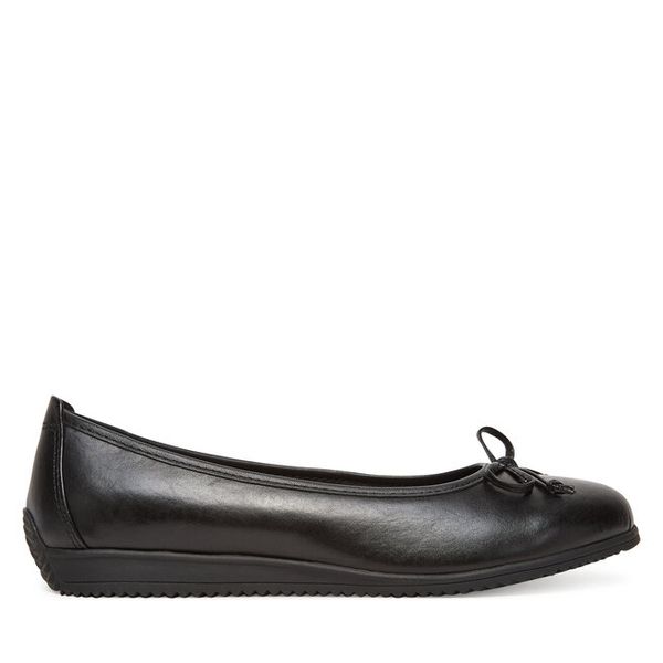 Baleriny Marco Tozzi. Czarne balerinki damskie Marco Tozzi, bez wzorów. Za 159.99 zł.