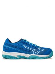 Mizuno Buty do tenisa Exceed Star Jr. Cc 61GC2255 Niebieski. Niebieskie buty sportowe chłopięce Mizuno, ze skóry, bez zapięcia. Za 399.99 zł.
