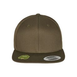 Czapka Flexfit organic cotton. Szare czapki z daszkiem damskie FLEXFIT, bez wzorów, z bawełny. Za 76.15 zł.