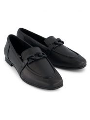 TOMS Skórzane mokasyny w kolorze czarnym rozmiar: 40. Czarne mokasyny damskie TOMS, bez obcasa. Za 247.95 zł.