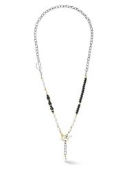 COEUR DE LION Naszyjnik z elementami ozdobnymi - dł. 45 cm rozmiar: onesize. Czarne naszyjniki damskie COEUR DE LION, z onyksem, szklane. Za 404.99 zł.