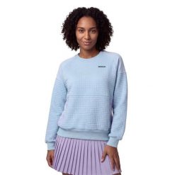 Damska bluza do gry w padla Padel Siroko Chiquita-W Light Blue. Niebieskie bluzy damskie SIROKO, s, bez wzorów, z materiału, bez kaptura. Za 217.00 zł.