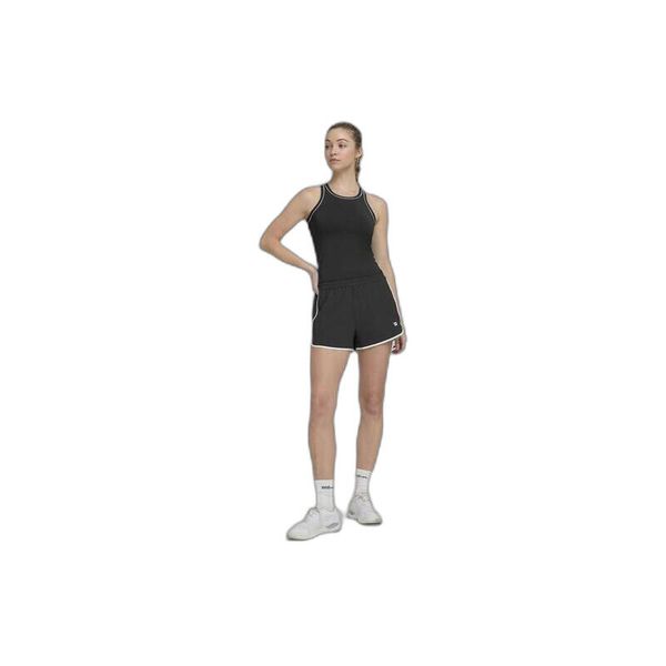 Szorty damskie Wilson Team. Czarne spodenki sportowe damskie Wilson, l, bez wzorów, z materiału, do biegania. Za 220.50 zł.