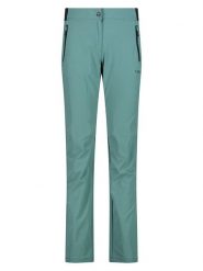 Cmp Spodnie trekkingowe w kolorze turkusowym rozmiar: 44. Niebieskie spodnie sportowe damskie CMP, bez wzorów, z materiału, outdoorowe. Za 155.15 zł.