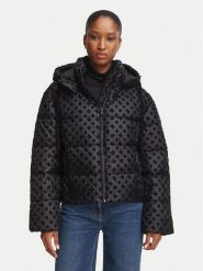 Guess Kurtka zimowa W6BL56 W4195 Czarny Regular Fit. Czarne kurtki damskie Guess, na zimę, l, z aplikacjami, z syntetyku, bez kaptura. Za 794.99 zł.