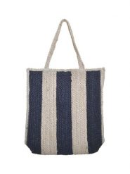 BLE Shopper bag w kolorze kremowo-granatowym - 42 x 40 x 12 cm rozmiar: onesize. Brązowe shopper bag BLE, bez wzorów, z materiału, na ramię, bez dodatków. Za 101.95 zł.