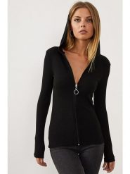 Milan Kiss Kardigan w kolorze czarnym rozmiar: M. Czarne kardigany damskie Milan Kiss, m, bez wzorów. Za 135.81 zł.