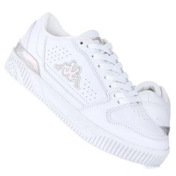 Buty damskie sportowe do chodzenia KAPPA AMBIENT. Białe obuwie sportowe casual damskie Kappa, z materiału, trekkingowe. W wyprzedaży za 119.00 zł.