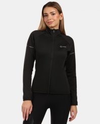 Damska bluza polarowa Kilpi JUNIE-W. Czarne bluzy damskie Kilpi, bez wzorów, z materiału, bez kaptura. Za 370.41 zł.