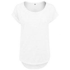 Długa Koszulka Slub Dla Kobiet. Zielone bluzki damskie BUILD YOUR BRAND, xl, bez wzorów, bez kołnierzyka, bez ramiączek. Za 60.99 zł.