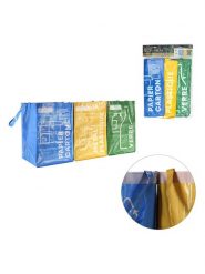 Éco concept planet Torby w kolorze niebieskim, żółtym i zielonym do recyclingu - 80 x 40 x 25 cm rozmiar: onesize. Niebieskie shopper bag éco concept planet, bez wzorów, bez dodatków. Za 48.39 zł.