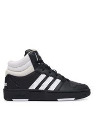 Adidas Sneakersy Hoops Mid Classic Shoes KI1075 Czarny. Czarne buty sportowe chłopięce Adidas, ze skóry, bez zapięcia. Za 219.99 zł.