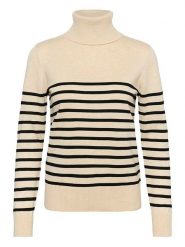 SAINT TROPEZ Golf w kolorze beżowym rozmiar: S. Brązowe golfy damskie Saint Tropez, s, bez wzorów, bez ramiączek. Za 69.99 zł.