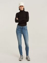 G-Star Dżinsy - Skinny fit - w kolorze niebieskim rozmiar: W27/L32. Niebieskie jeansy damskie G-Star. Za 263.53 zł.