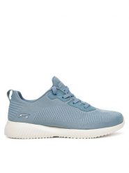 Skechers Sneakersy Bobs Squad-Tough Talk 32504/LTBL Niebieski. Niebieskie obuwie sportowe damskie Skechers, z materiału, bez zapięcia. Za 169.99 zł.