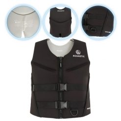Kamizelka asekuracyjna AQUASTIC Omni 50N. Czarne kamizelki damskie AQUASTIC, xs, bez wzorów, bez kaptura. Za 159.99 zł.