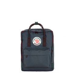 Plecak miejski Fjallraven Kanken Koncept - graphite/blackberry. Szare plecaki Fjällräven, bez wzorów. Za 376.19 zł.