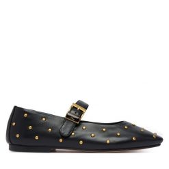Baleriny Tommy Hilfiger. Czarne balerinki damskie Tommy Hilfiger, bez wzorów. Za 649.99 zł.