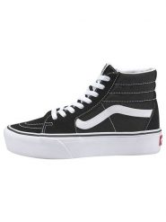 Vans Skórzane sneakersy "SK8-Hi" w kolorze czarno-białym rozmiar: 40,5. Czarne obuwie sportowe damskie Vans, za kostkę, bez zapięcia. Za 275.40 zł.
