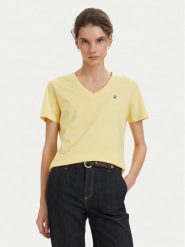 Beverly Hills Polo Club T-Shirt P-SS26W-TS5165188 Żółty Regular Fit. Żółte t-shirty damskie Beverly Hills Polo Club, xs, bez wzorów, z bawełny, bez kołnierzyka. Za 139.99 zł.
