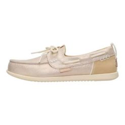 HEYDUDE Damskie Mokasyny Harbor Breeze Lo Classic. Szare mokasyny damskie Hey dude, z materiału, bez obcasa. Za 329.00 zł.