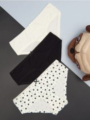 Majtki figi 3 pack - wielobarwny. Figi Sinsay, bez wzorów. Za 19.99 zł.