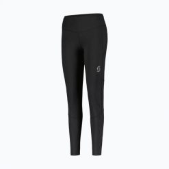 Legginsy do biegania damskie SCOTT Endurance Full Tights. Czarne legginsy damskie Scott, s, bez wzorów, z elastanu. Za 329.99 zł.