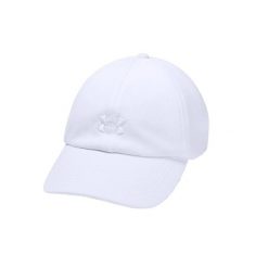 Damska czapka z daszkiem Under Armour W Play Up Cap. Białe czapki z daszkiem damskie Under Armour, bez wzorów, z materiału. Za 89.99 zł.