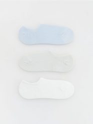 Krótkie skarpetki 3 pack - jasnoniebieski. Niebieskie skarpetki damskie Reserved, bez wzorów. W wyprzedaży za 32.99 zł.