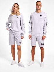 Bluza Hummel Legacy Liam. Szare bluzy damskie Hummel, xs, bez wzorów, z bawełny, bez kaptura. Za 166.15 zł.