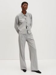 Someday Spodnie "Catsby" w kolorze jasnoszarym rozmiar: 36. Szare spodnie materiałowe damskie someday., bez wzorów, z materiału. Za 150.72 zł.