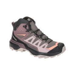 Buty trekkingowe damskie Salomon X Ultra Mid 360 Gtx Gore-tex. Szare obuwie trekkingowe damskie Salomon, z gore-texu, za kostkę, bez zapięcia. Za 719.99 zł.