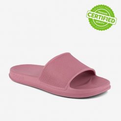 Damskie klapki Coqui Tora, lekkie, antypoślizgowe. Czerwone klapki damskie Coqui, bez wzorów, z materiału, bez obcasa, bez zapięcia. Za 115.99 zł.