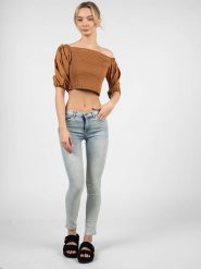 Juicy Couture Jeansy "Skinny" | JWFWB71883 | Kobieta | Niebieski. Niebieskie jeansy damskie Juicy Couture, bez wzorów, z bawełny. W wyprzedaży za 199.00 zł.