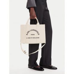Torebka KARL LAGERFELD. Białe torebki klasyczne damskie KARL LAGERFELD, bez dodatków. Za 450.99 zł.